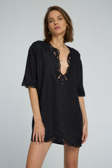 Casual Black beach-to-dinner dress