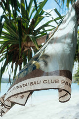 Bali Landscape Sarong - Chocolate/Blue/Green