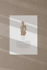 Detail of each signs  Cove. X Sonja Annika posters for your home