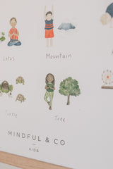 yoga posted teaching kids mindfulness