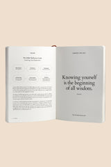 inside of the self reflection journal