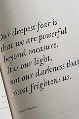 inside the book of the self reflection journal