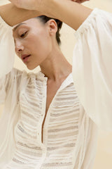 Persia Top by LILYA in Ivory front view