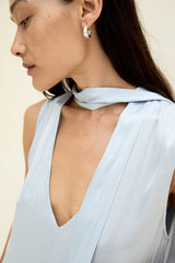 Close-up of satin fabric on Sirocco Dress