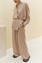 Fenton Pants by LILYA in Seraphine Blush stripe