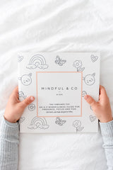 kids colouring in book