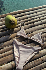 Tiare Bikini top in Coconut, featuring adjustable straps and triangle cups