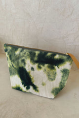 Lightweight and travel-friendly Tie Dye Pouch by Cove in green