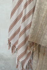 Cappadocia Turkish Towel - Rust Stripes
