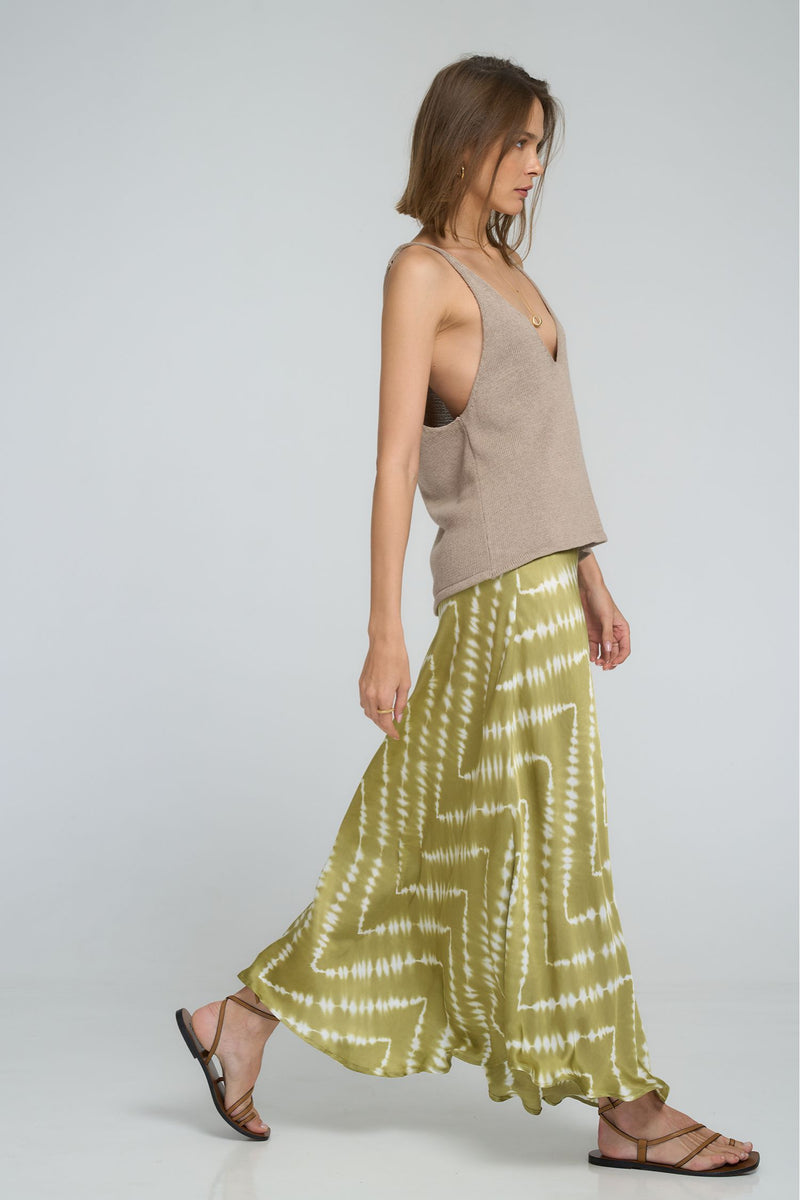 Ashbourne Skirt – Celestial Tie Dye/Matcha