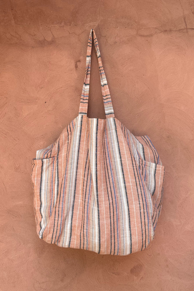 Rust Linen Folded bag