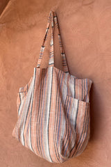 Rust Linen Folded bag