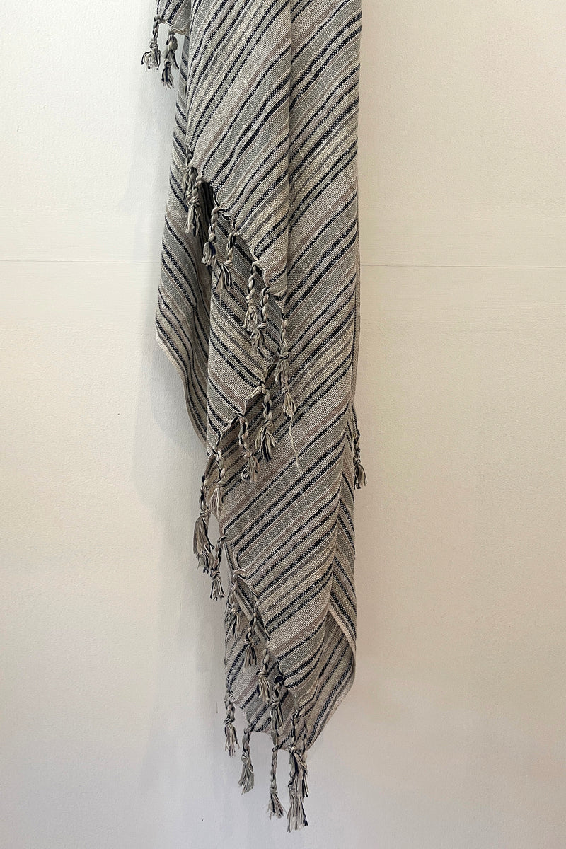 a details of turkish towel in sage sirene muted color d