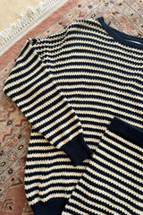 Easy layering knit with textured finish and relaxed silhouette 