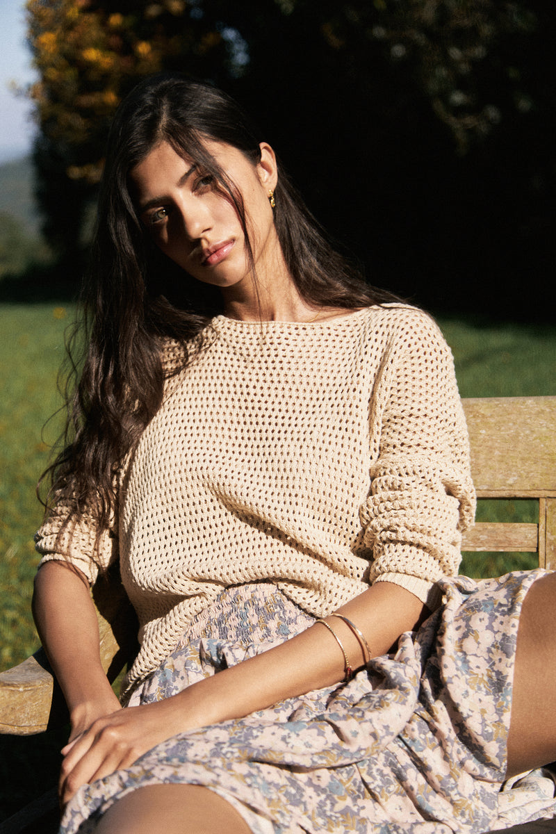 Valentine Knit - Sand