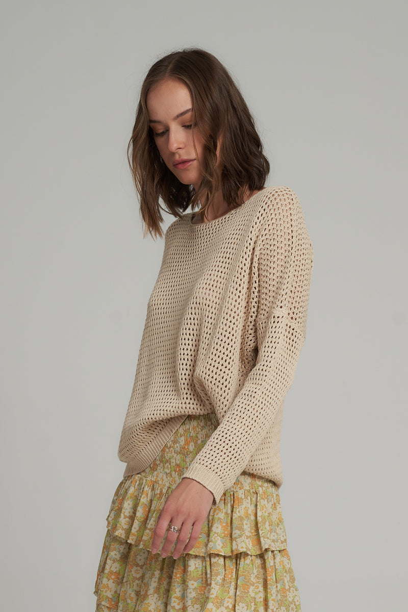 Valentine Knit - Sand