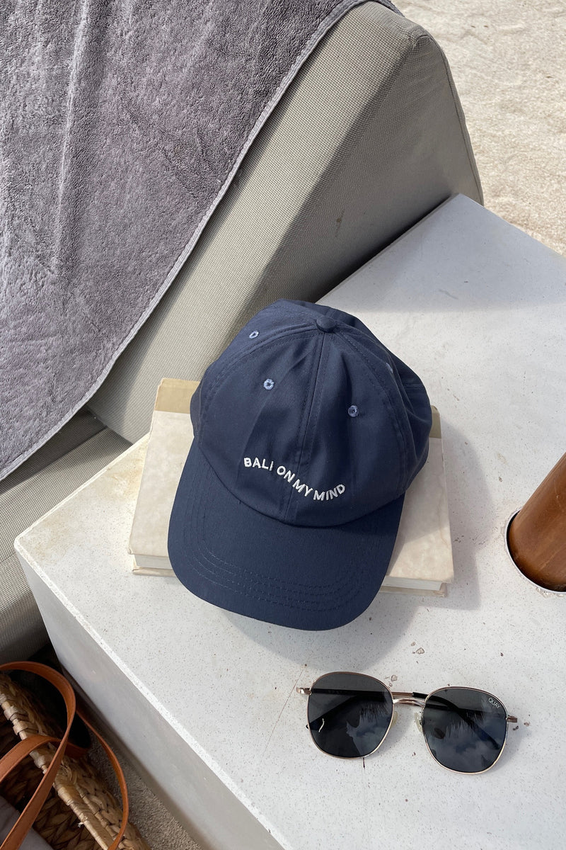 Details of Bali On My Mind Caps in Navy colour by We Like Bali The Label