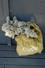 cove. island essentials tote bag in mimosa color made in bali