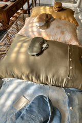 pillow cases with mother of pearl buttons