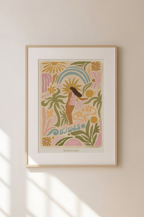 Tati Soko poster print - Bingin