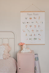 yoga poses poster 