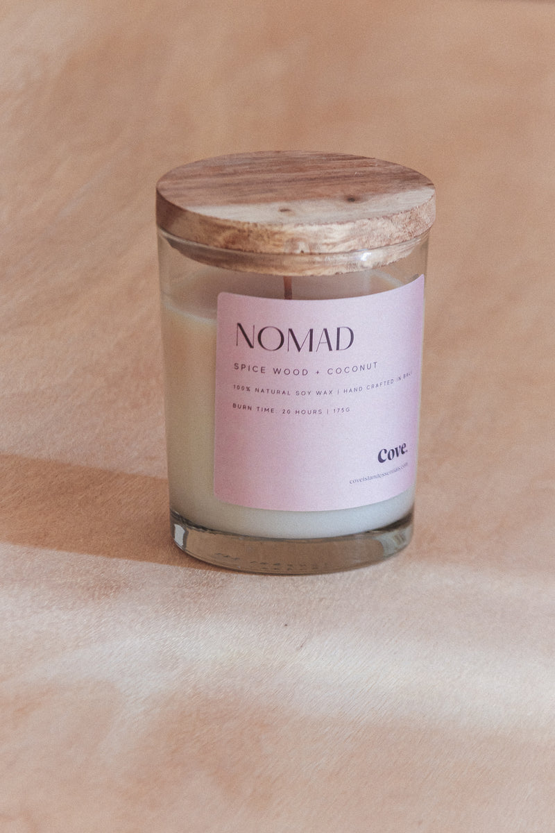 Cove nomad candle by homeware Cove store