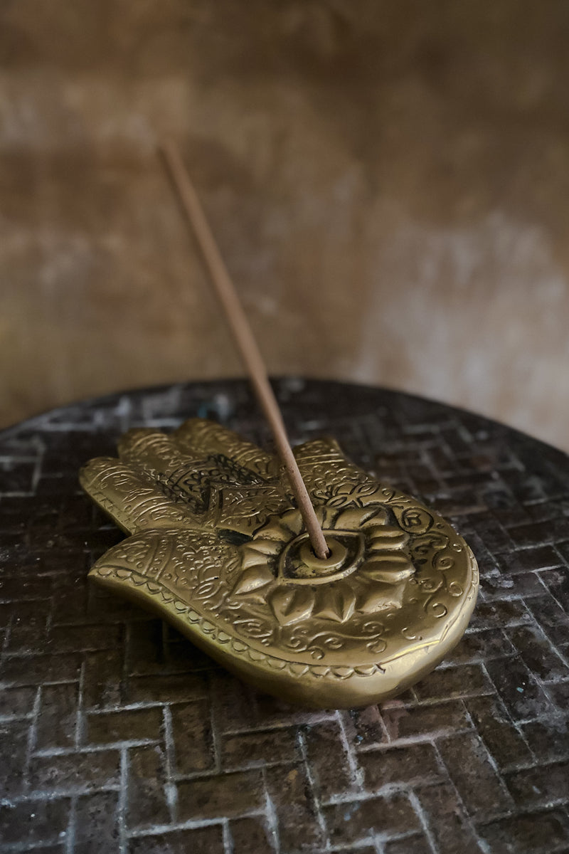 Hamsa incense holder by Cove