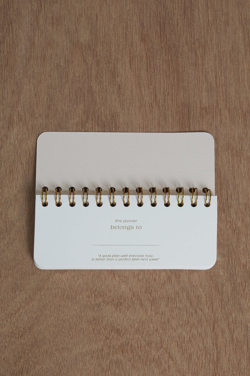 Cove. Weekly Pocket Planner